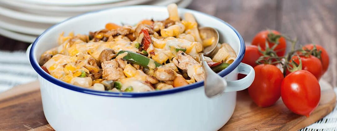 Dinner: Macaroni & Chicken Dish