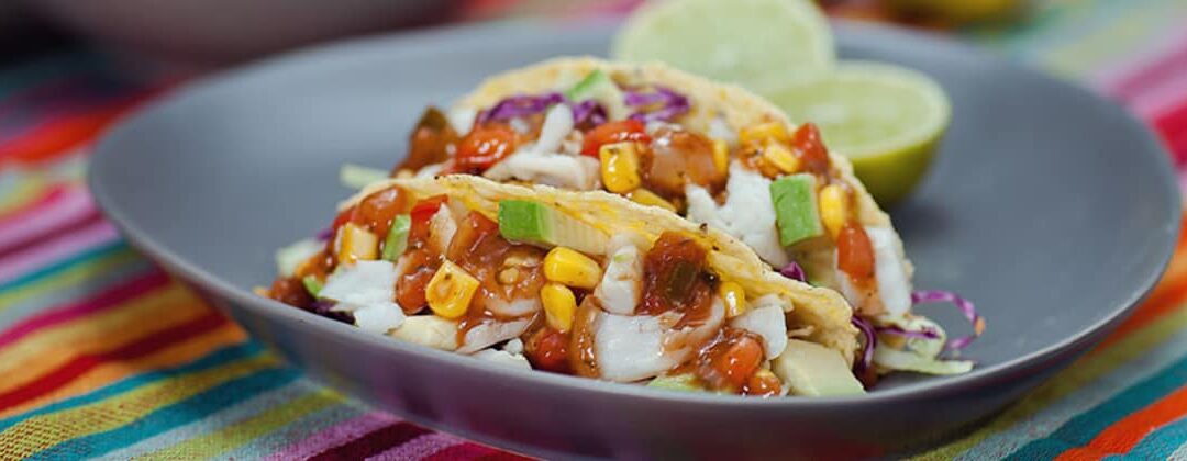 Lunch: Fish Tacos with Corn Salsa